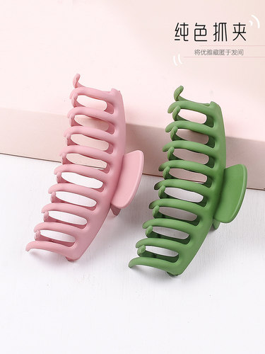 鲨鱼经典款纯色简约发夹