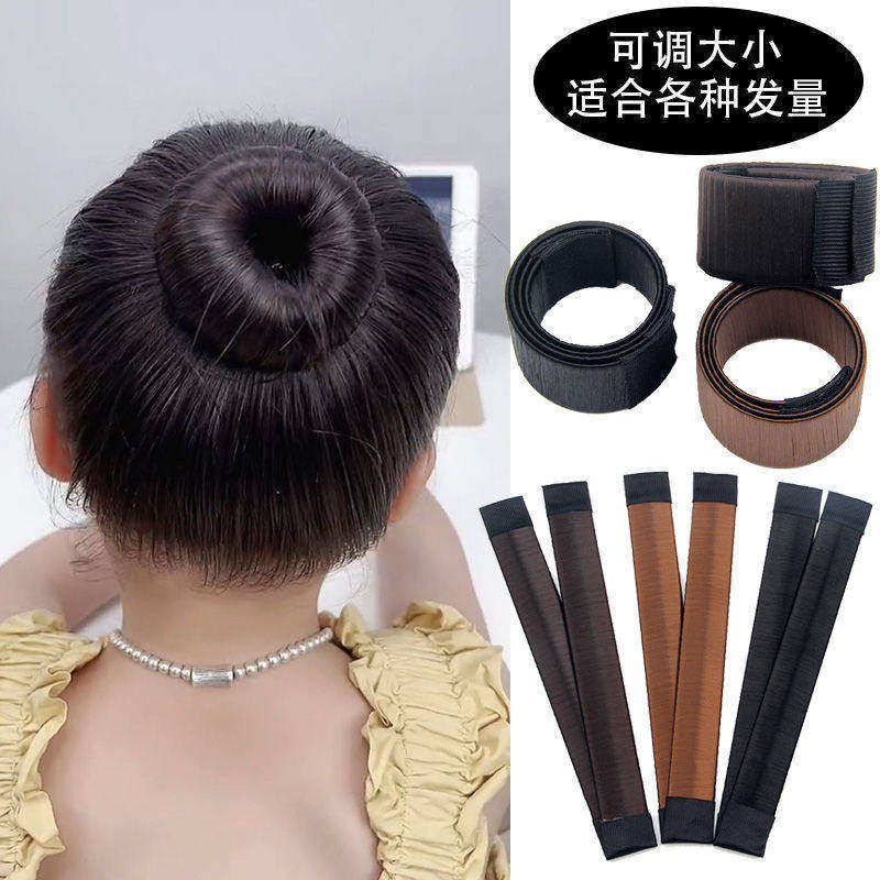 啪啪圈盘发器丸子头神器儿童小女孩固定神器懒人花苞头卷发盘发棒
