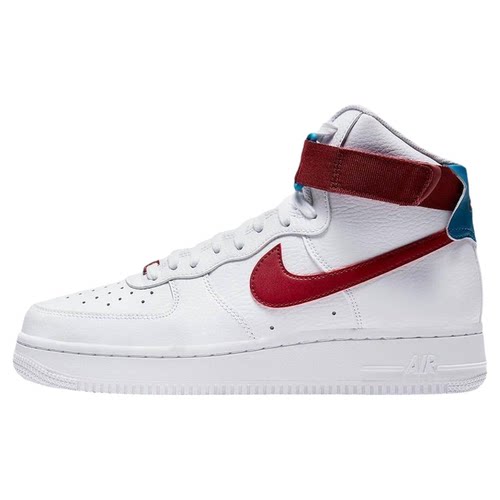 Nike/耐克 NIKE AIR FORCE 1 HIGH W AF1 女款 白红绿334031-119