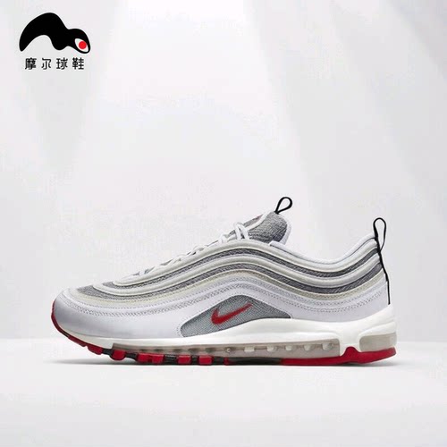 Nike/耐克 NIKE AIR MAX 97 银白红男子运动休闲鞋DM0027-100