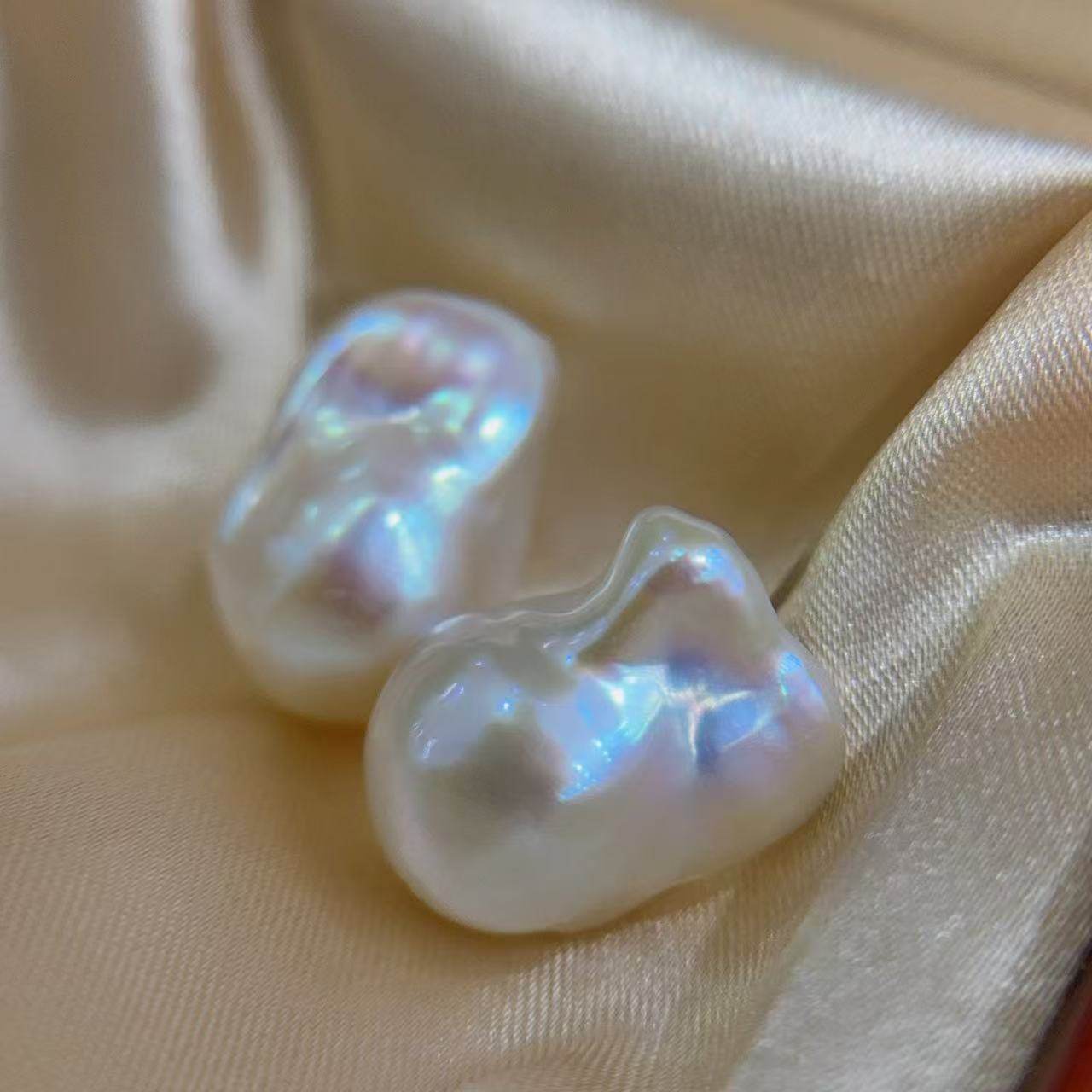 【六月粉丝专享】巴洛克异形淡水珍珠耳钉S925（每一对都不同）,珠宝/钻石/翡翠,其他,淘宝优惠券,粉丝福利购,淘宝优惠卷