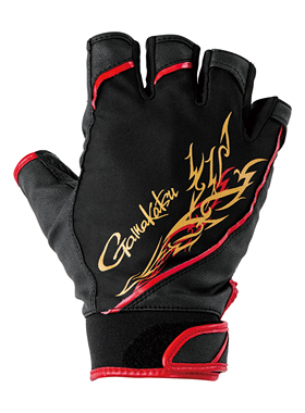 Gamakatsu伽马卡兹25AW GM7309 弹力舒适露五指钓鱼手套