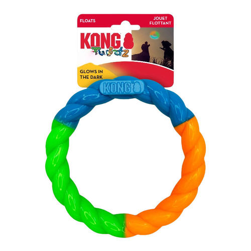 KONG狗狗玩具可视夜光环巡回互动