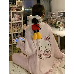 大码睡衣女冰雪丝加肥加大250斤可穿高级感轻奢居家长袖长裤套装