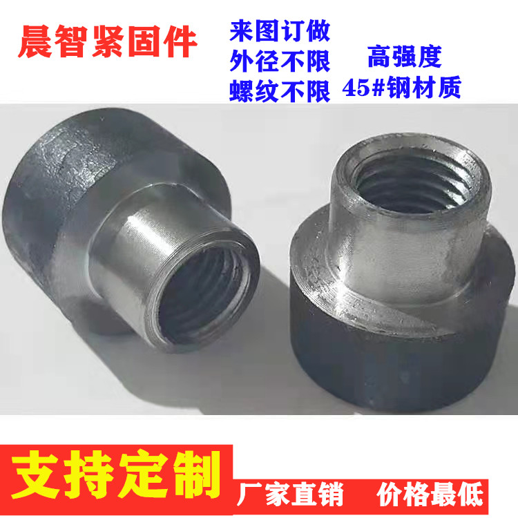 厂家订做台阶螺母 T型螺母 焊接螺母 圆柱螺母 异型螺母 加大螺母
