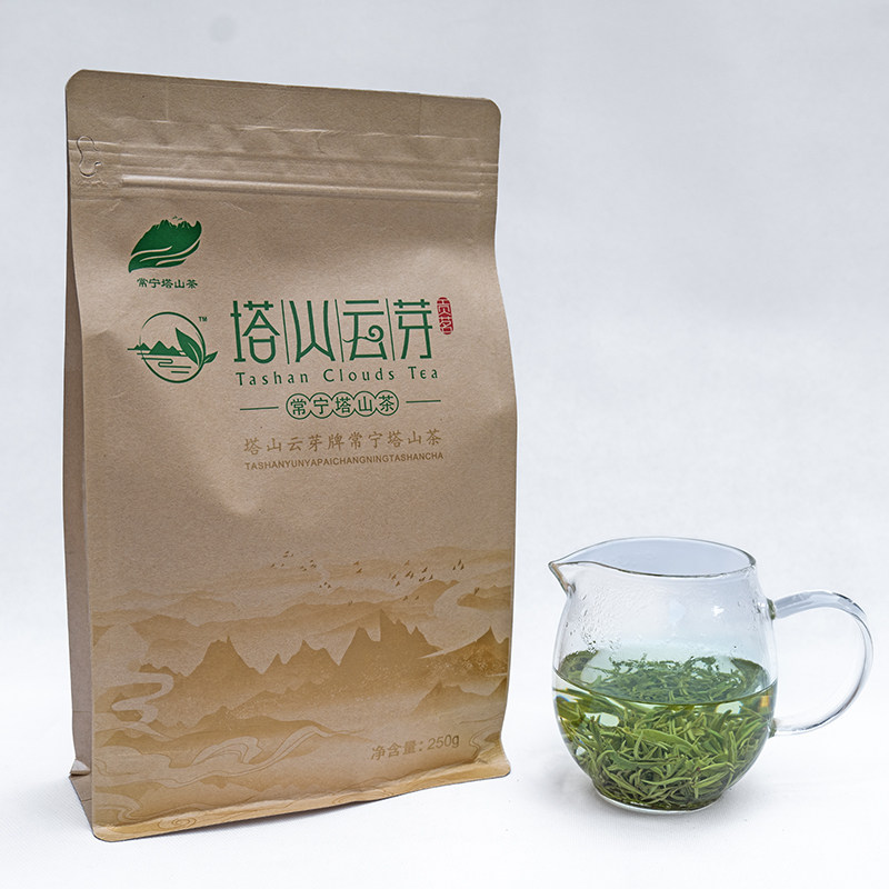 2026新茶春上新湖南茶叶塔山云芽常宁塔山茶炒青绿茶明前茶250g