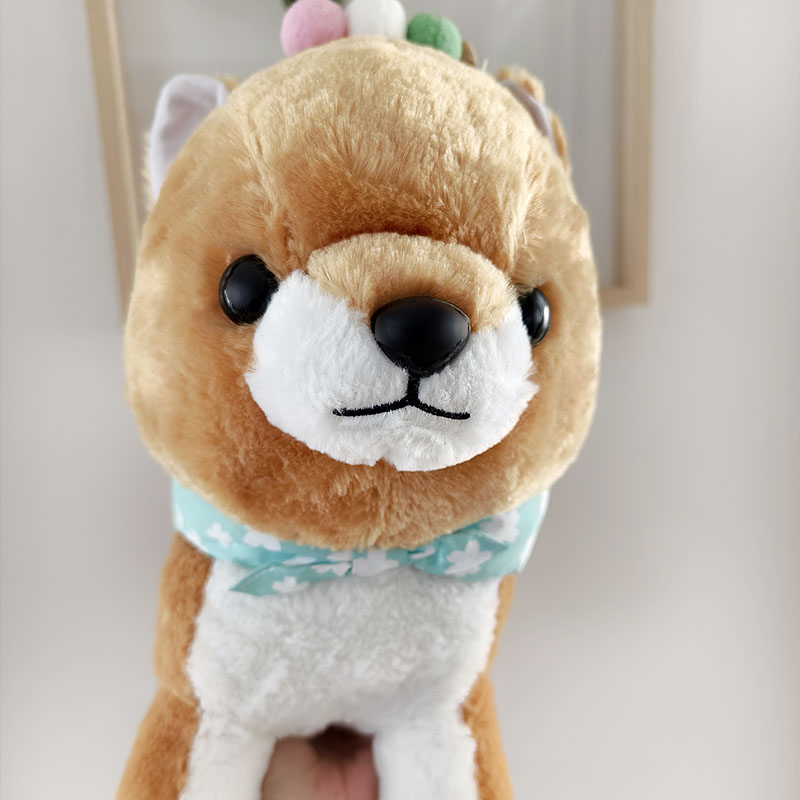 豆柴三兄弟柴犬毛绒玩偶amuse