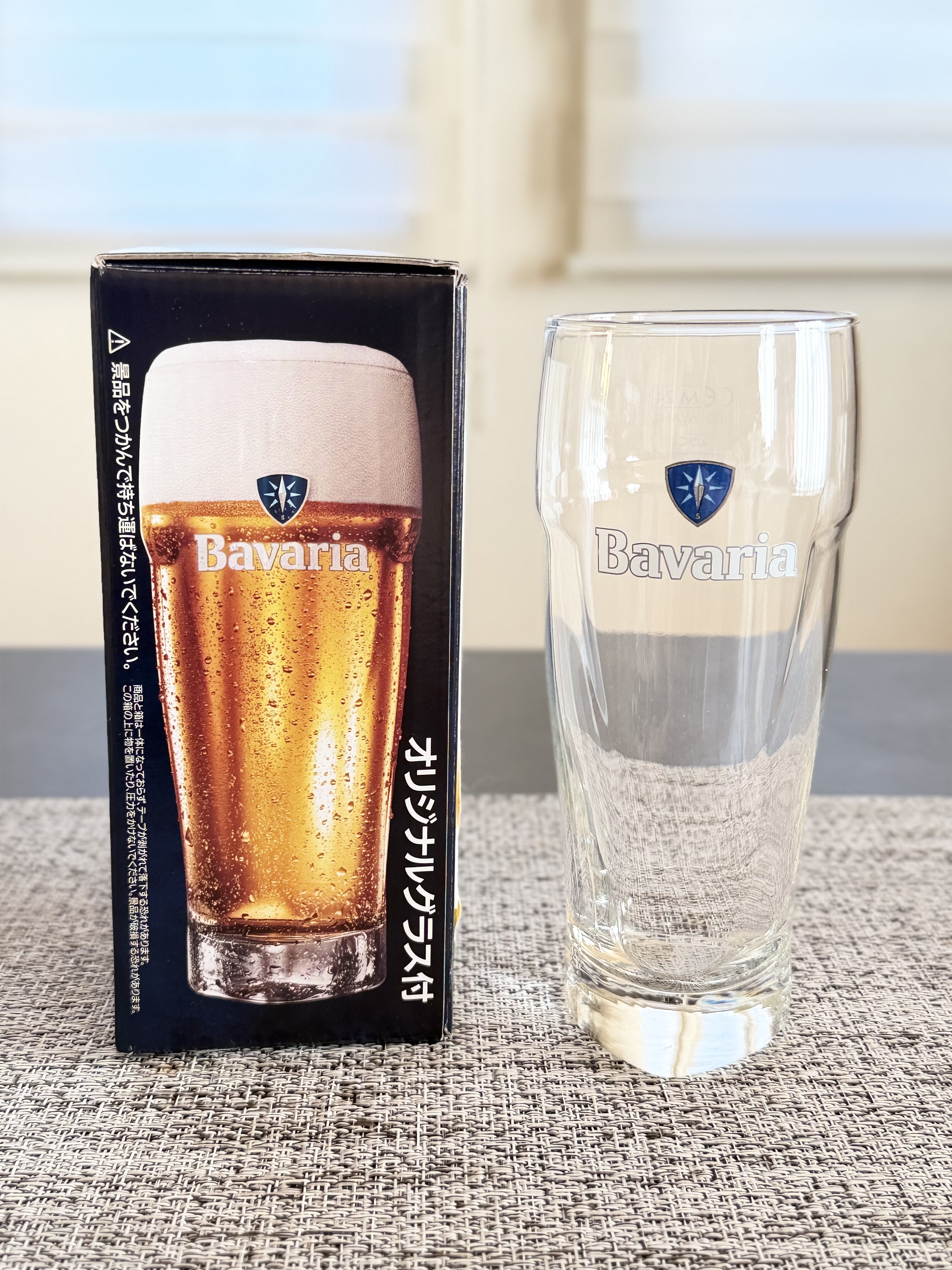 现货实拍全新带原装盒荷兰Bavaria原厂啤酒杯日本限定皮尔森拉格