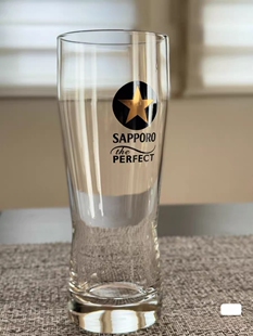 日本札幌绝版三宝乐大蛮腰perfect啤酒杯金星标日本制