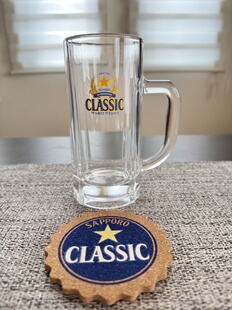 北海道经典 classic 系列大容量扎啤杯啤酒杯日本产带盒全新