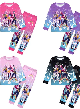 新款儿童睡衣K-POP猎魔女团cos服韩流巨星鲁米 米拉 佐依内衣套装