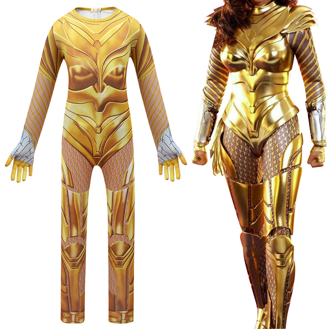 神奇女侠cosplay黄金紧身衣连体
