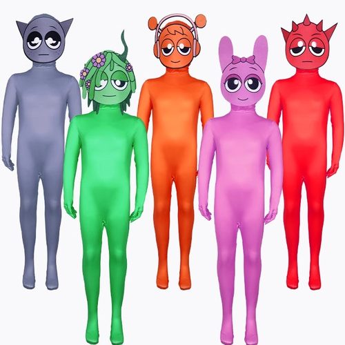 儿童Sprunki西檬cosplay表演服