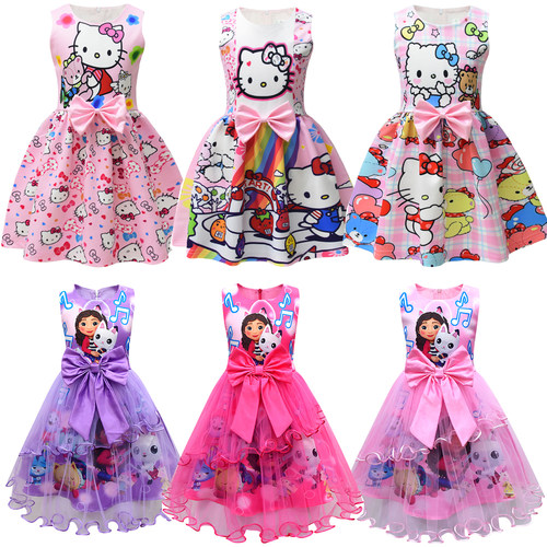 迪士尼Kitty三丽鸥女孩连衣裙