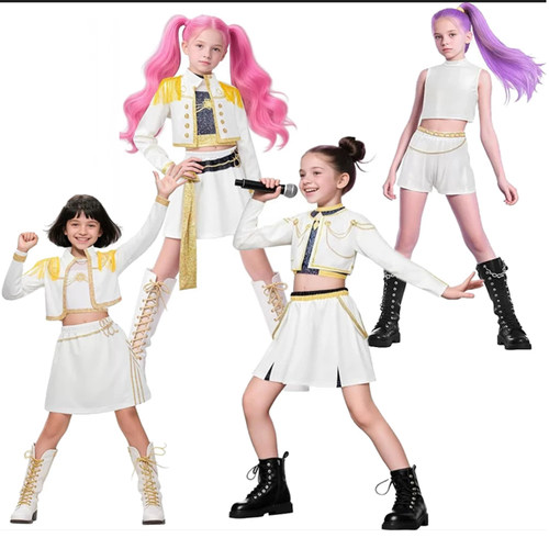 K-POP猎魔女团鲁米cos米拉同款服