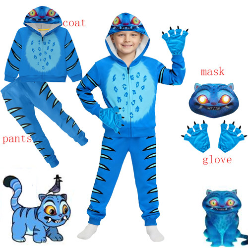 K-pop猎魔女团信使猫呆萌老虎服