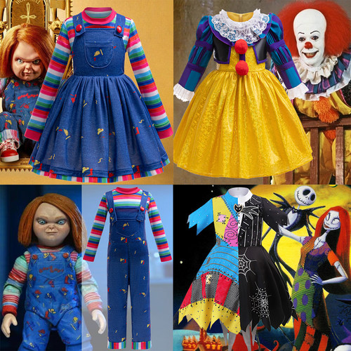 小丑回魂cos衣服莎莉Pennywise