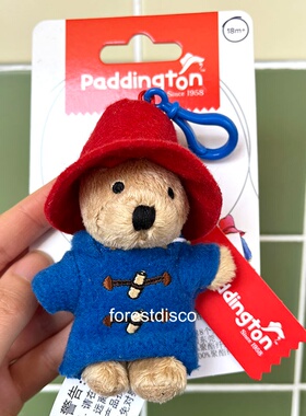 Paddington帕丁顿熊玩偶毛绒玩具挂饰可爱小熊挂件ROSE同款包挂