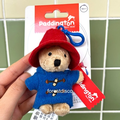 Paddington帕丁顿熊玩偶毛绒玩具挂饰可爱小熊挂件ROSE同款包挂