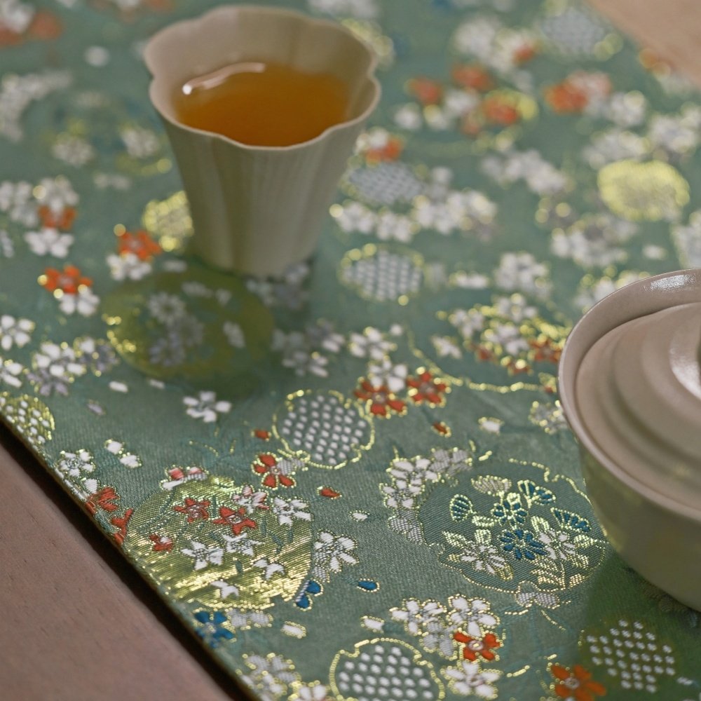 礼品金丝织锦茶席茶垫复古文艺素雅茶道零配桌旗干泡席方茶布桌垫,餐饮具,茶道/零配,淘宝优惠券,粉丝福利购,淘宝优惠卷