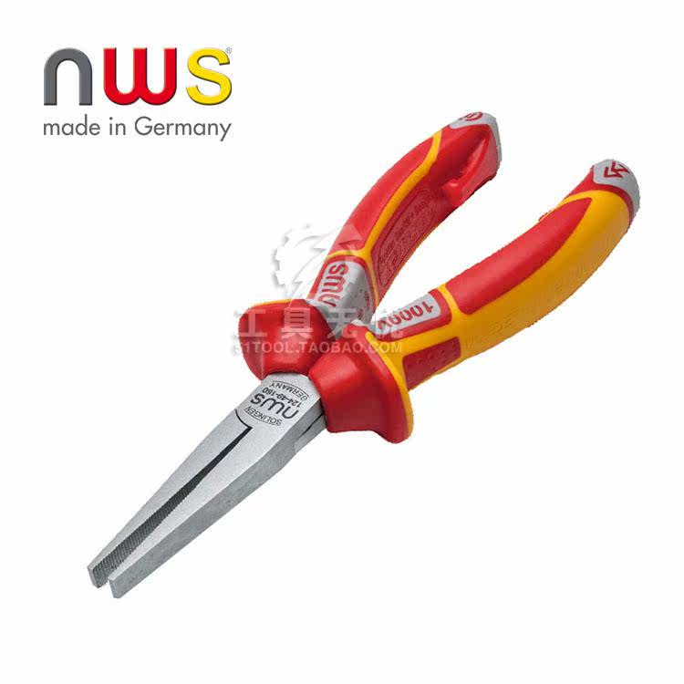 德國原裝進口NWS恩威斯加長扁嘴鉗子6寸絕緣電工平口鉗帶牙平嘴鉗在類目 五金/工具, 手動工具, 夾持類工具, 扁嘴鉗中 - 來自Buy2taobao.com提供專業的淘寶代購服務