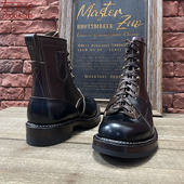 2G霍尔文3.0厚皮双线外翻整圈加皮沿条7英寸工装 左大师1688 靴