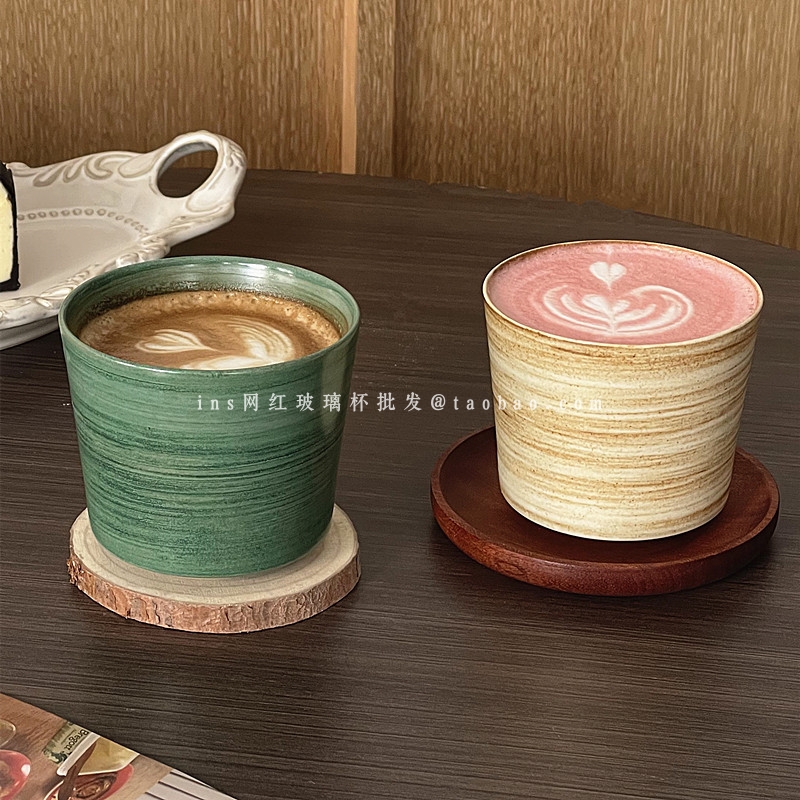 简约复古风陶瓷咖啡杯
