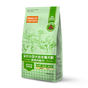 比瑞吉俱乐部 全价老年期鲜鸡肉狗粮2kg 泰迪博美小型高龄犬专用