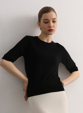 di kangra/德凯佳di kangra/德凯佳女装圆领短袖套头衫轻薄透气