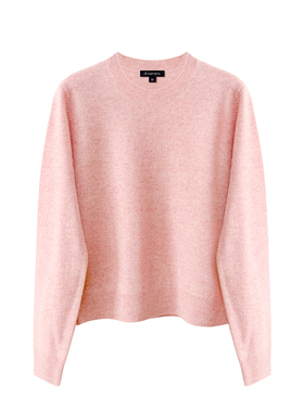 di kangra/德凯佳女士100%羊绒花式纱圆领长袖衫 S25-1215