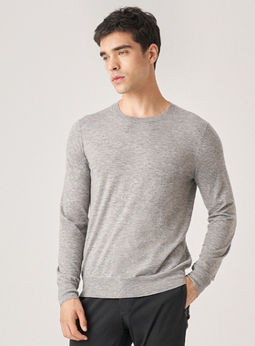 di kangra/德凯佳男士100支单面穿圆领永恒款羊绒衫S21-1743