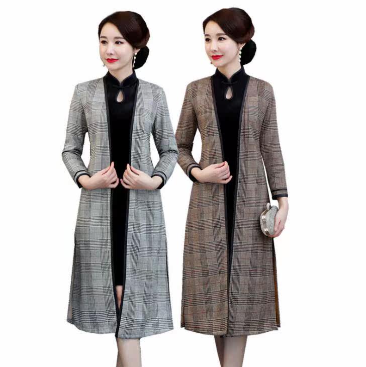 Jinsirong Of new style cheongsam Two suit 2019 fashion Chinese style full dress Wedding temperament mom Cheongsam skirtin the Women's clothing/Boutique , Wedding/Cheongsam/Formal dress , Cheongsam  category - from Buy2taobao.com to provide professional Taobao agent buy service