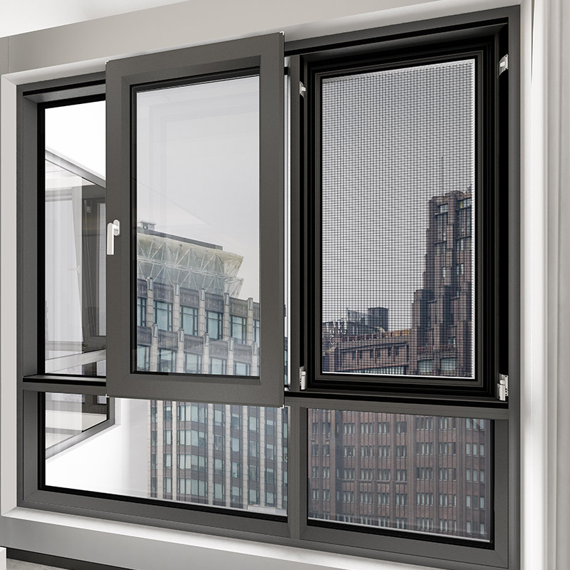 佛山定制内倒平移系统窗漂移窗封阳台推拉隔断上悬窗断桥铝铝门窗