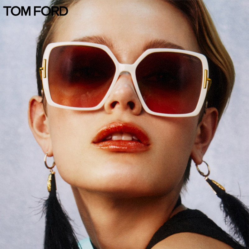 Tomford汤姆福特墨镜女FT1039-F优雅方形大框细腿显脸瘦太阳眼镜