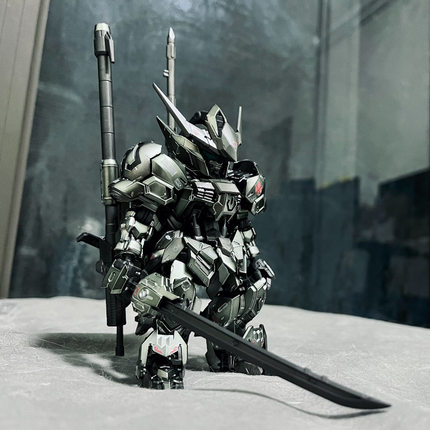 高高拼装模型国产MGSD巴巴托斯基地限定暗黑系铁血涂层配色电镀版