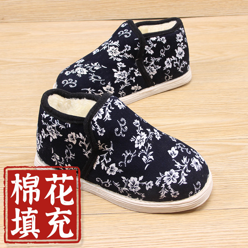 包邮老北京布鞋女冬季加绒加厚保暖棉鞋手工棉花中老年妈妈棉鞋,女鞋,高帮鞋,淘宝优惠券,粉丝福利购,淘宝优惠卷