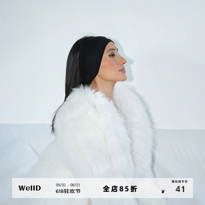 WellD大脑袋福音~新版加宽天丝发带3色（可叠搭）休闲百搭