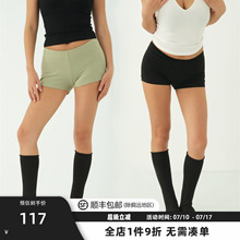 WellD 黄油系列！超细边低腰3分超短热裤/打底裤女防走光瑜伽短裤