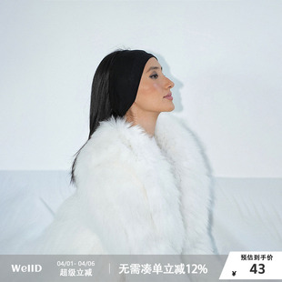 WellD大脑袋福音 加宽天丝发带3色 可叠搭 休闲百搭 新版