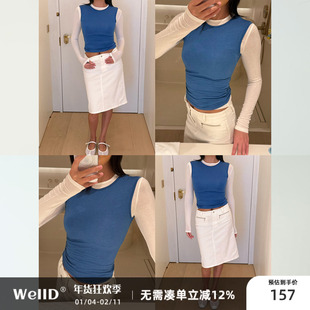 WellD Tops on top 叠穿美学，澳洲美利奴羊毛+兰精天丝长袖微透T