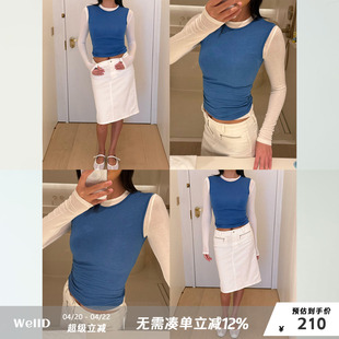WellD Tops on top 叠穿美学，澳洲美利奴羊毛+兰精天丝长袖微透T