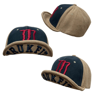 日系复古中性潮流街头嘻哈滑板拼色软檐棒球帽