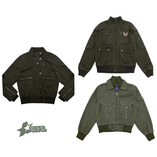 外套女 军旅休闲立领夹克长袖 25秋美式 复古街头蒸汽朋克机能工装