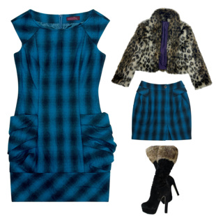 少量｜高档千金风昭和洋服中古风古早感呢料背心裙半身裙