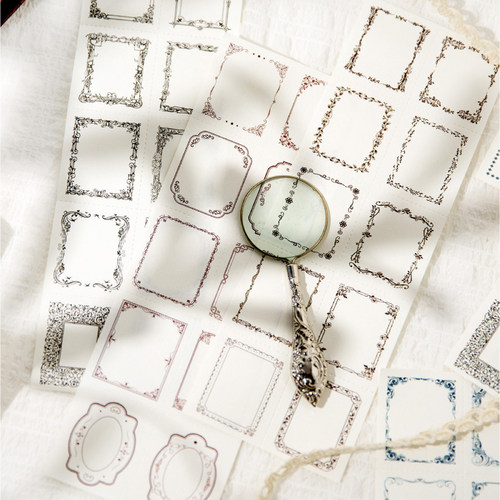 手账打底背景纸便签本轻复古边框