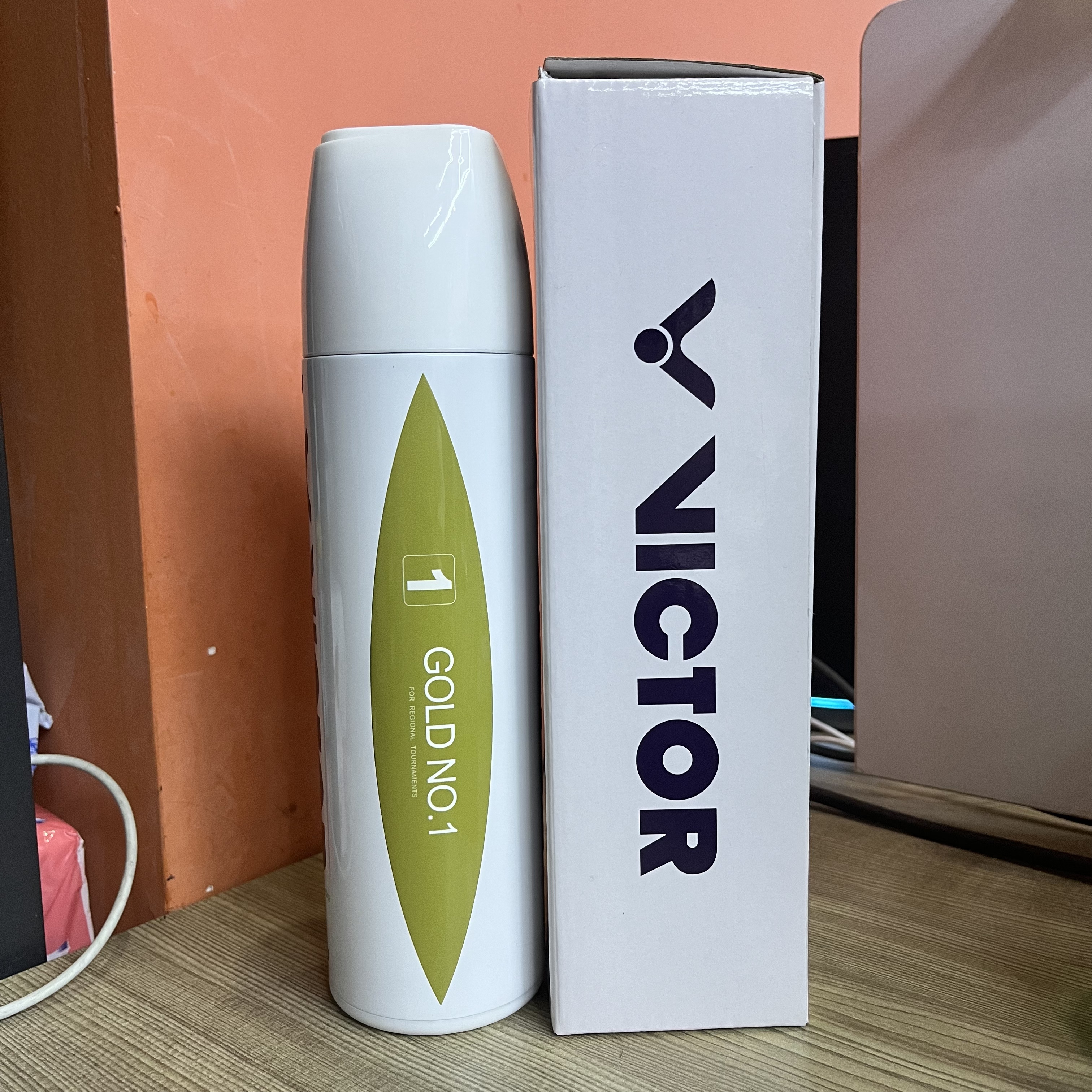 正品VICTOR威克多胜利保温杯PGGD 420ML不锈钢锈钢真空杯