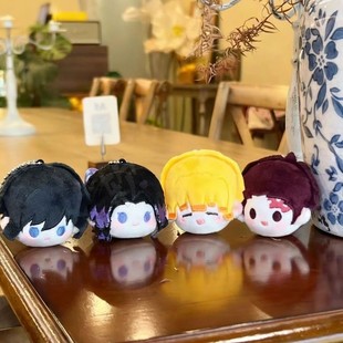 鬼灭之刃周边同人挂件蝴蝶忍义勇善逸炭治郎棉花娃娃公仔朋友礼物