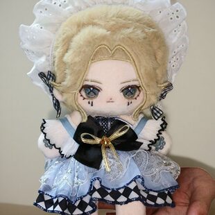 第五人格记者永恒属性20cm棉花娃娃同人周边礼物换装可爱毛绒玩偶