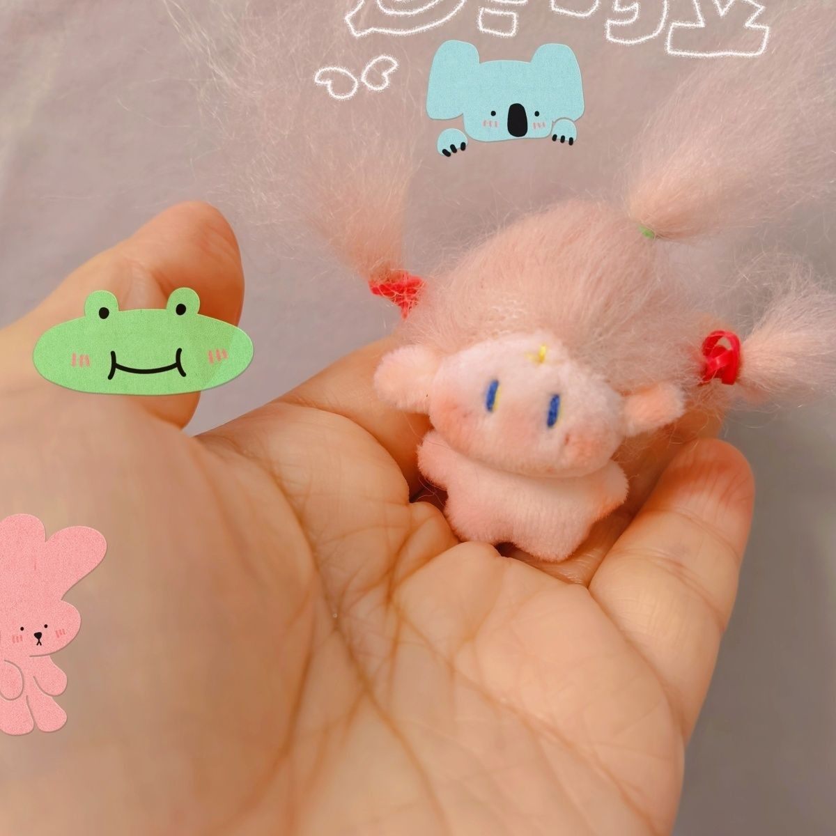 (原创手作)3厘米小鼻嘎勇气款棉花娃娃,模玩/动漫/周边/娃圈三坑/桌游,棉花娃娃,淘宝优惠券,粉丝福利购,淘宝优惠卷