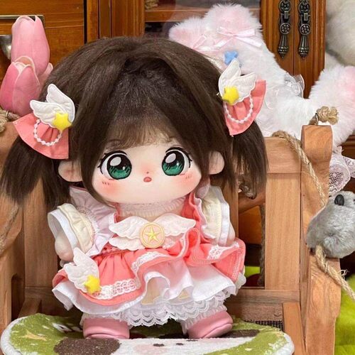 网红百变魔法少女小樱棉花娃娃20cm公仔换装娃衣送小孩朋友礼物